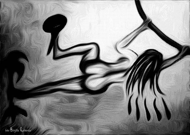 Crazy Art by me - Climbing and footsteps