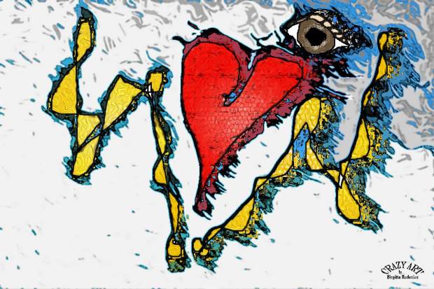 Crazy Art by me - Heart