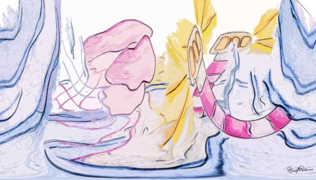 Crazy Art by me - Electric living