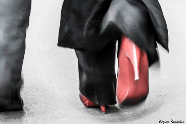 Red high heels