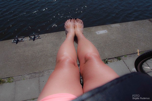 Sitting in Lomma harbor, Sweden.