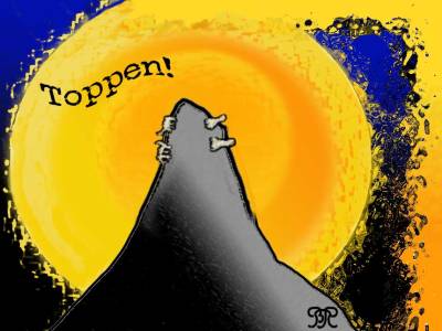 Crazy Art by me - Climbing the Mountain