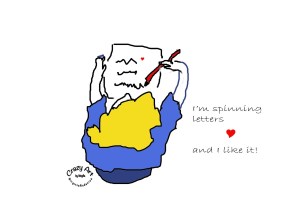 Jag skriver för livet!