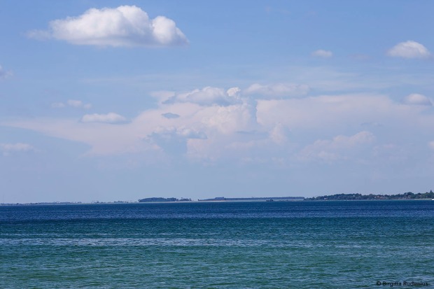 The sky and the sea in Lomma, Sweden