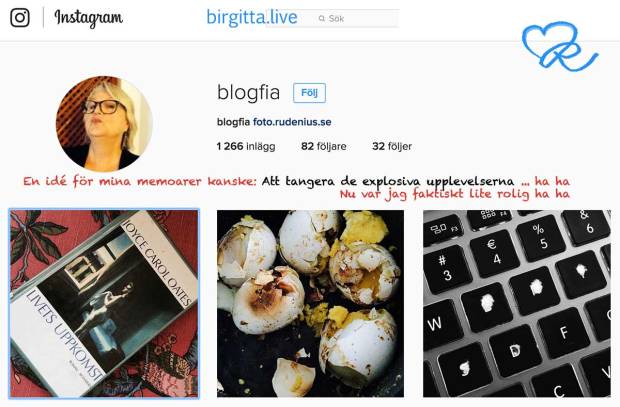 blogfias memoarer - Att tangera de explosiva upplevelserna