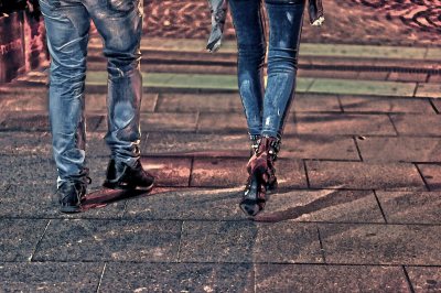 Photomania Street Walk High Heels