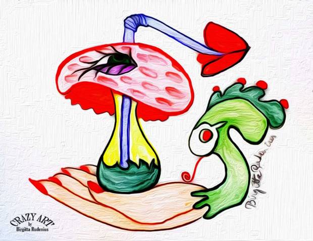 Crazy Art by me - Sucking the best of life