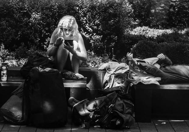 Street Photograph - After Sziget festival