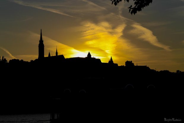 Sunset Buda side, Budapest