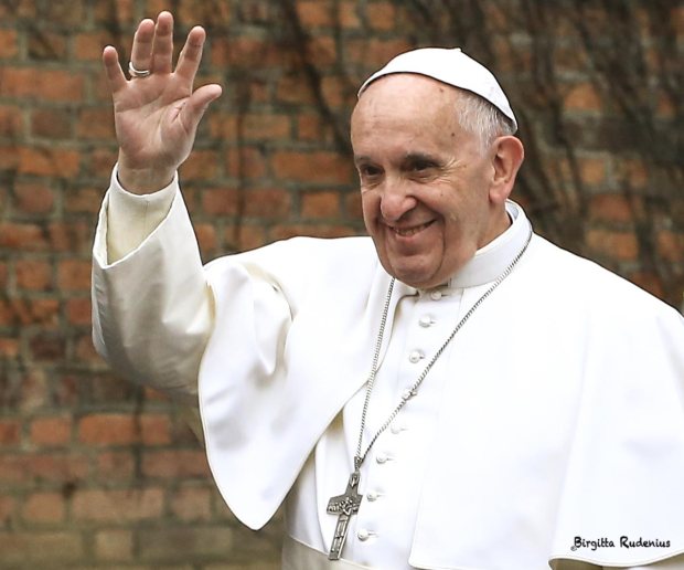 Pope Franciskus in Lund Sweden 2016-10-31.