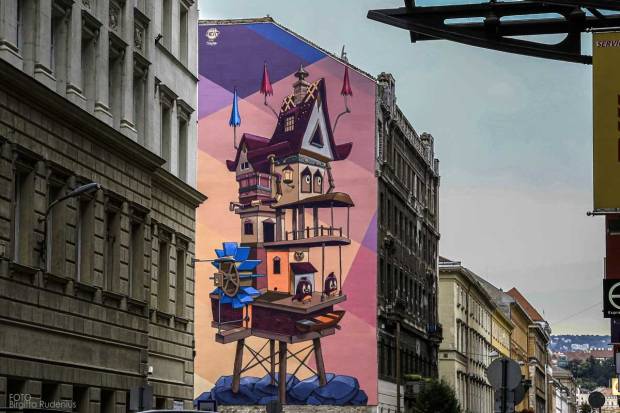 Street Art - Art on wall, Budapest