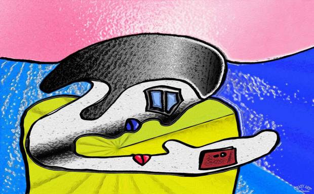 Crazy Art by me - Open Love