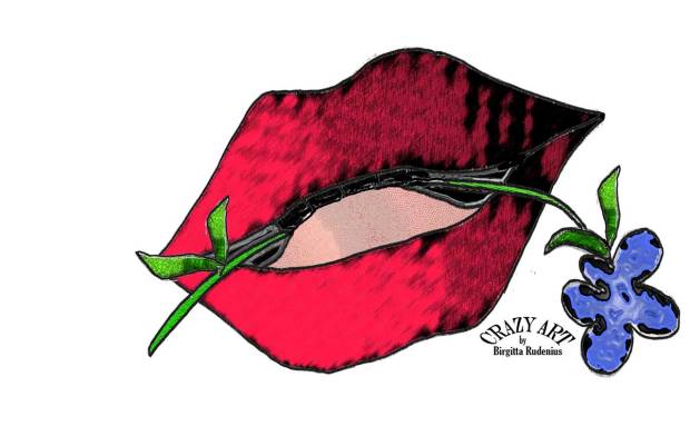 Crazy Art by me - Your Kisses.