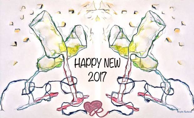 Crazy Art by me - Happy New Year!