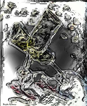 Crazy Art by me - Happy New Year!