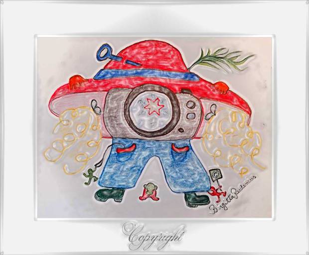 Crazy Art by me - Copyright