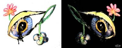 Crazy Art by me - Sad eyes