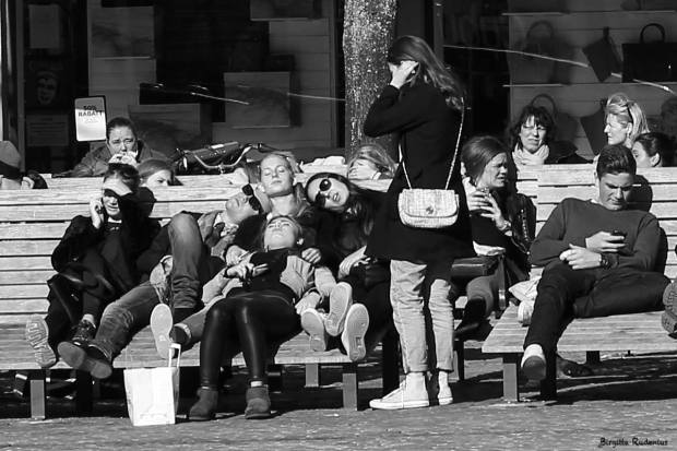 Street Photo - Sunbathing