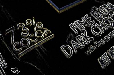 Finest Dark Chocolate at least 70%.