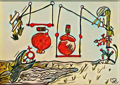 Crazy Art by me - Juicy Gender Style.