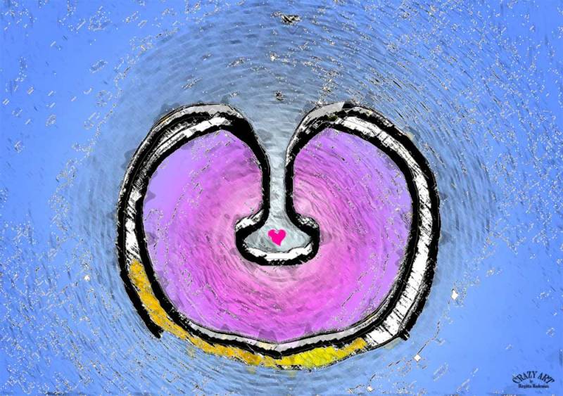 Crazy Art by me - The Inner Core Eruption Surrounding Everything.