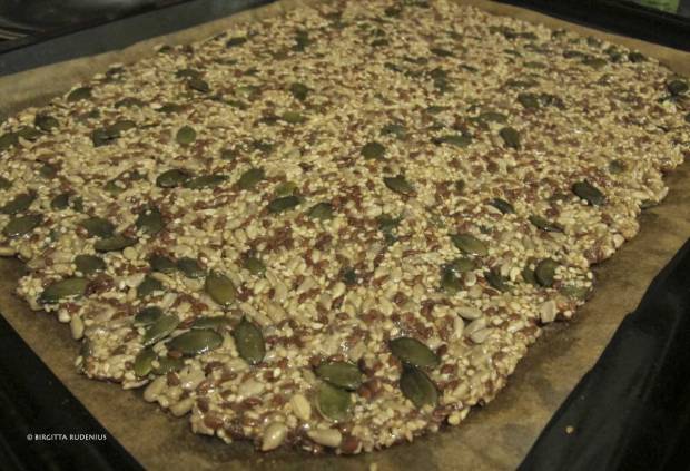 LCHF - Fröknäcke - Seedbread - á la blogfia.