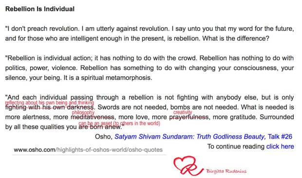 Thinking about .... Osho's thinking ... and my thinking ... QUOTES