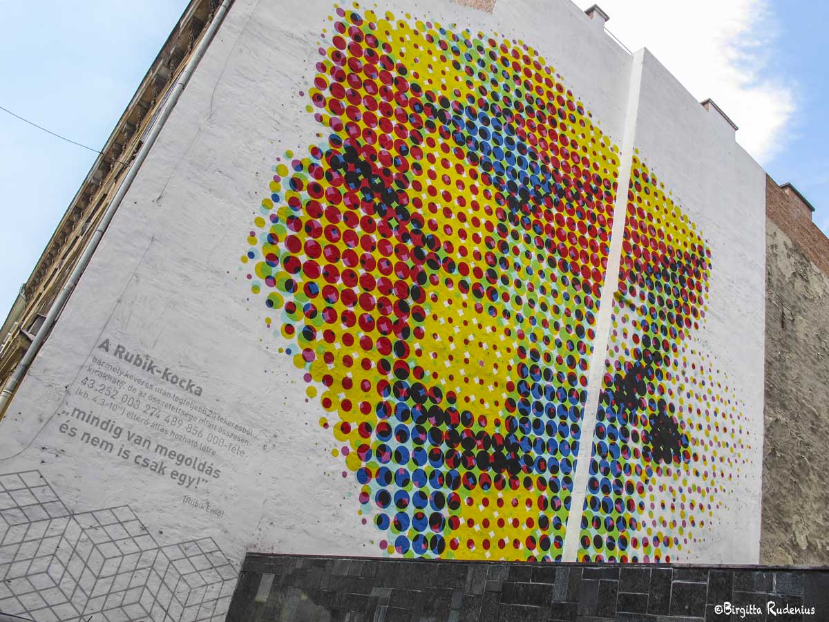 Street Art - Wall Art - Rubik - Budapest.