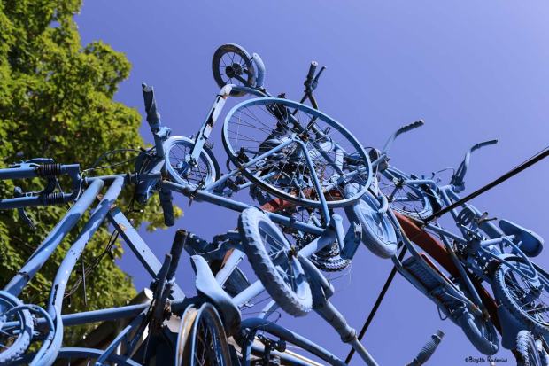 Blue Bikes - Art kind of.