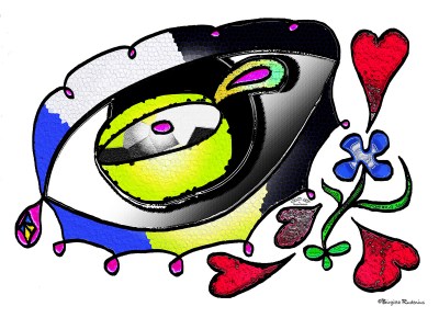 Crazy Art by me - Eyes for Humanity.