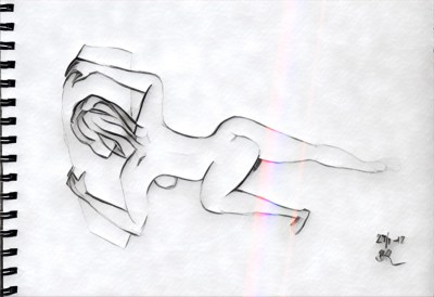 I am drawing my dream - Art by me.