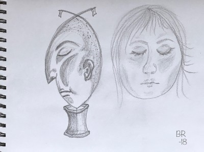 Faces - He and She - Birgitta Rudenius.