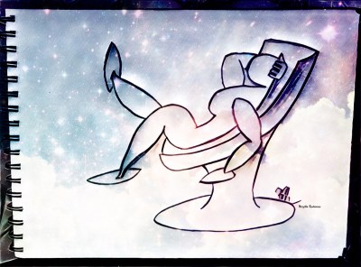 Feeling Good - Sketch by Birgitta Rudenius.