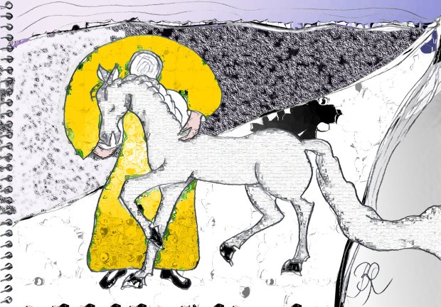 The Horseman by Birgitta Rudenius.