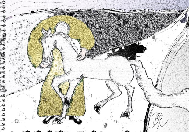 The Horseman by Birgitta Rudenius.