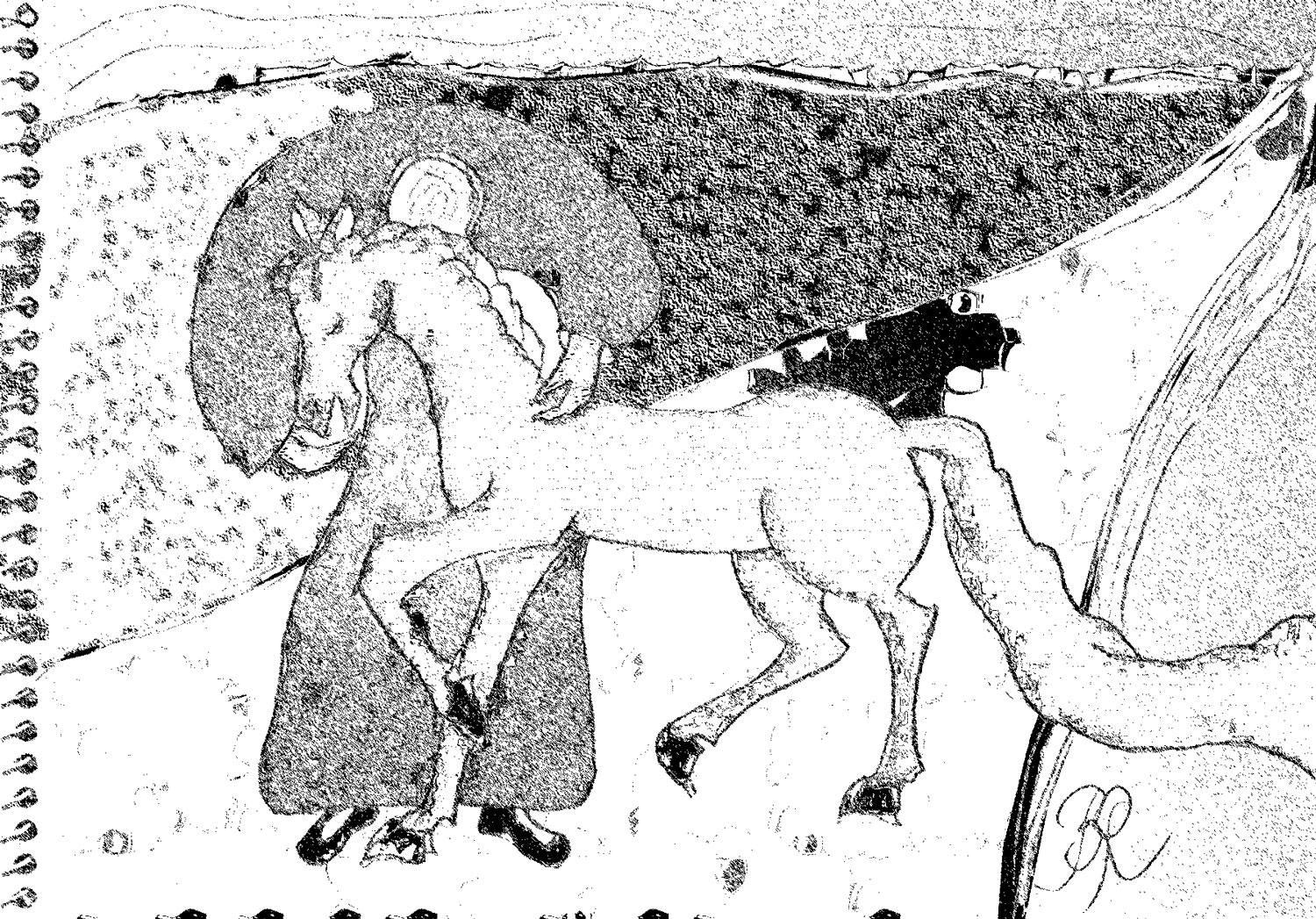 The Horseman by Birgitta Rudenius.