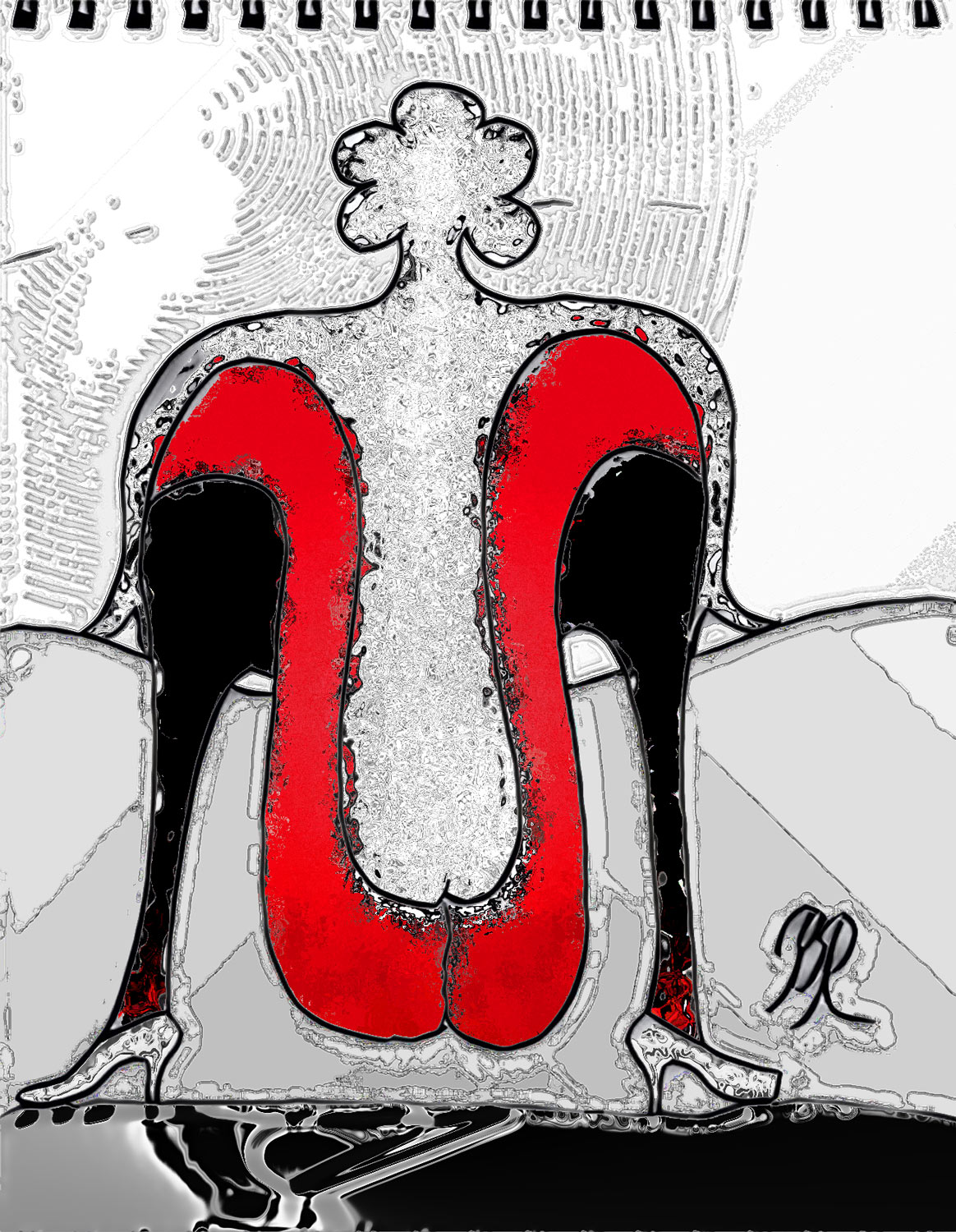 Crazy Art Shoe by Birgitta Rudenius.