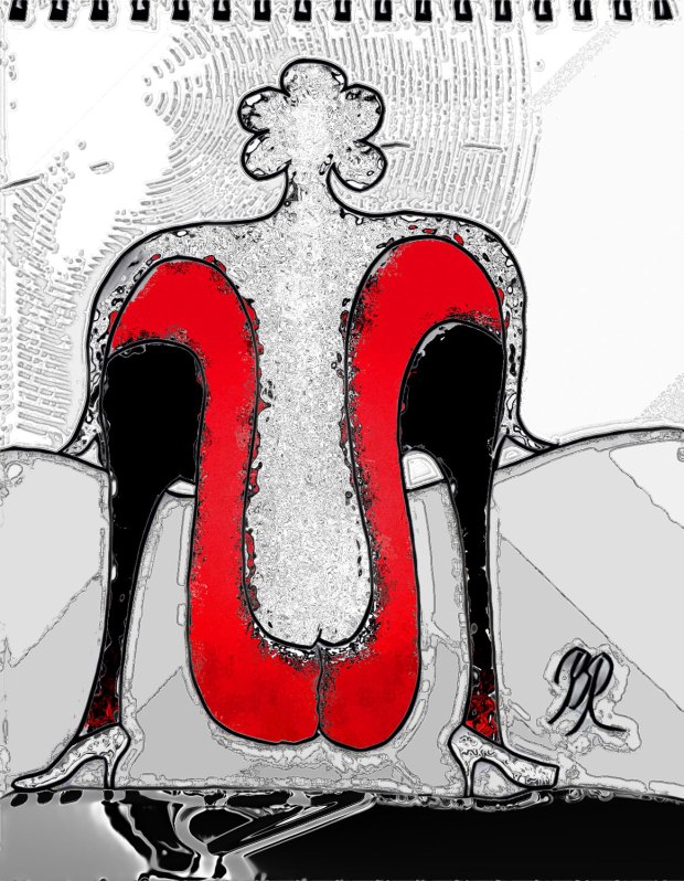 Crazy Art Shoe by Birgitta Rudenius.